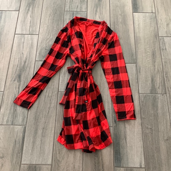 Checker Robe MeUndies | Intimates & Sleepwear | Me Undies Buffalo Check Robe | Poshmark